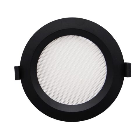 Palnas Zápustné LED svítidlo DASTY, 24W, 19cm, kulaté Barva: Černá, Stmívání, řízení: PUSH, Dálkový ovladač: Bez dálkového ovladače