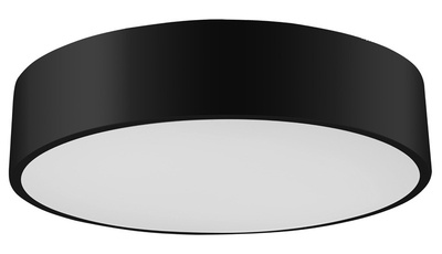 Palnas Stropní LED svítidlo RENY ø 40 cm Barva: Černá, Teplota světla: 3000K - teplá bílá, Stmívání, řízení: Dálkové ovládání (bez dálkového ovladače)