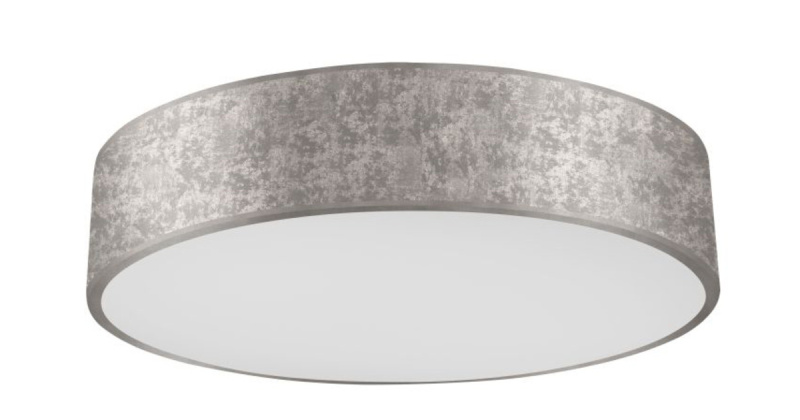 Palnas Stropní LED svítidlo RENY ø 40 cm Barva: Stříbrná, Teplota světla: 3000K - teplá bílá, Stmívání, řízení: Dálkové ovládání (s dálkovým ovladačem)