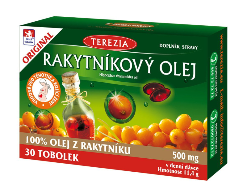 TEREZIA Rakytníkový olej 30 tobolek