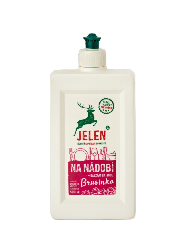 Jelen Na nádobí brusinka, 500 mlml