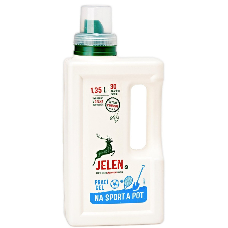 Jelen Prací gel na sport a pot, 1,35l