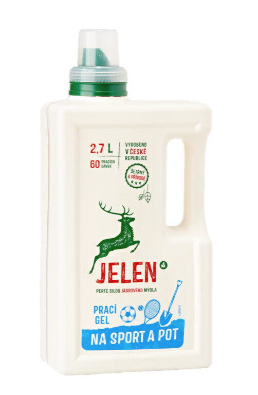 Jelen Prací gel na sport a pot, 2,7l