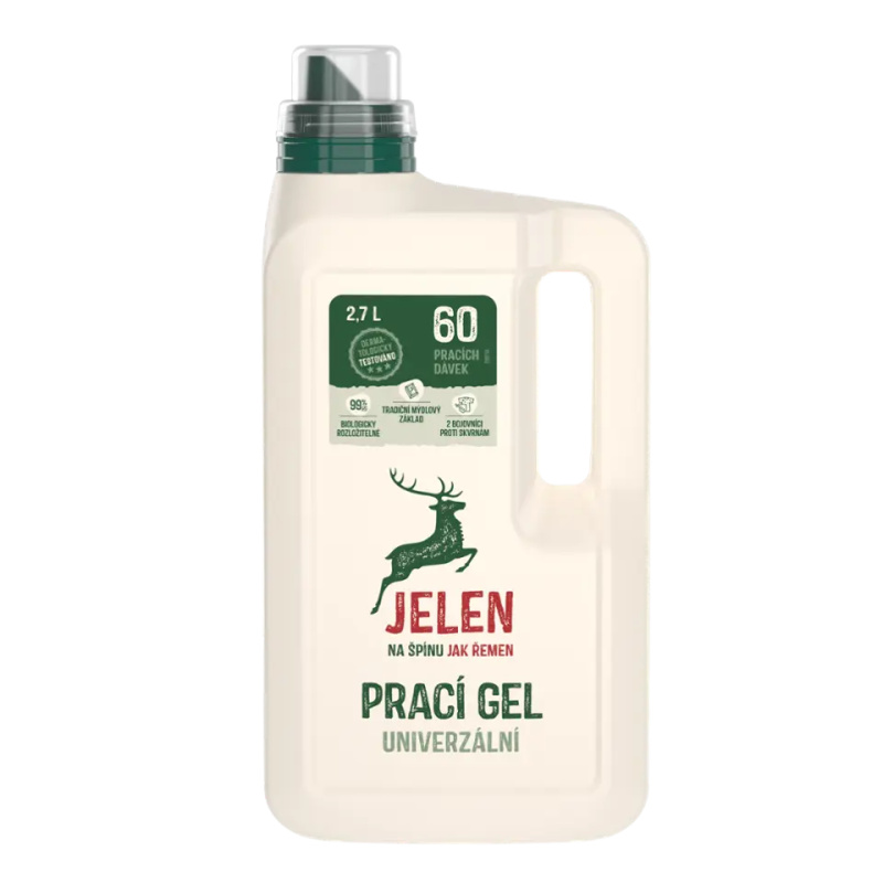 JELEN gel na praní univerzální 60 pracích dávek 2,7 l
