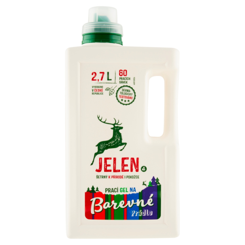 Jelen Prací gel na barevné prádlo  (2,7l)