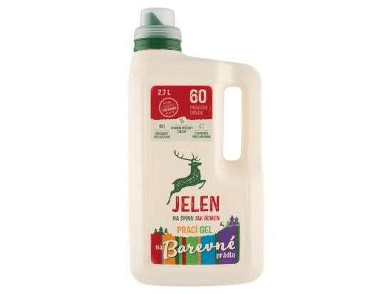 Jelen Prací gel na barevné prádlo  (2,7l)