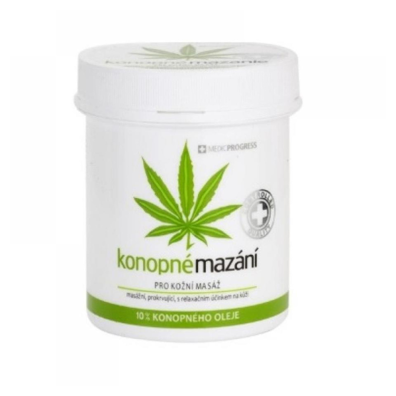 Konopné mazání 10% 250ml