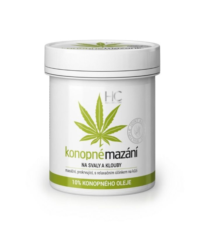 Konopné mazání 10% 250ml