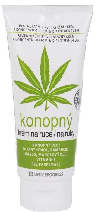 MEDICPROGRESS Konopný krém na ruce 100 ml