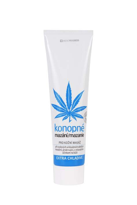 MEDICPROGRESS Konopné mazání v tubě Extra chladivé 100 ml