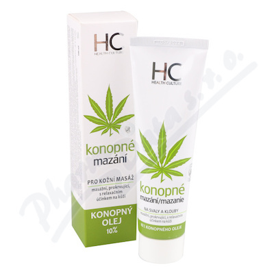 MEDICPROGRESS Konopné mazání 10% konopného oleje 100 ml