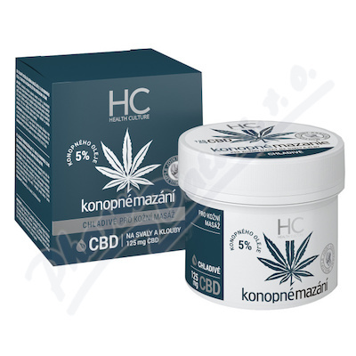 Health Culture CBD konopné mazání chladivé 125 ml