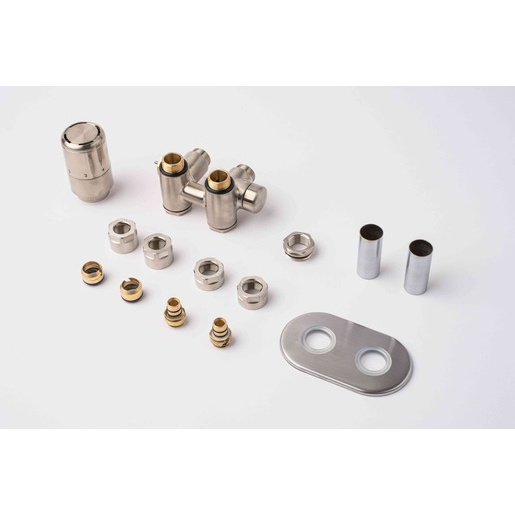 P.M.H. Nura termostatický ventil kombinovaný 6x7 cm nerez NUR-L-SS