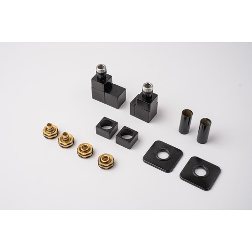 P.M.H. Doria termostatický ventil pro ústřední vytápění 6x7 cm černá DOR-L-B