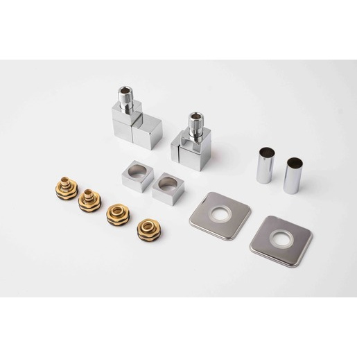 P.M.H. Doria termostatický ventil pro ústřední vytápění 6x7 cm chrom DOR-L-C