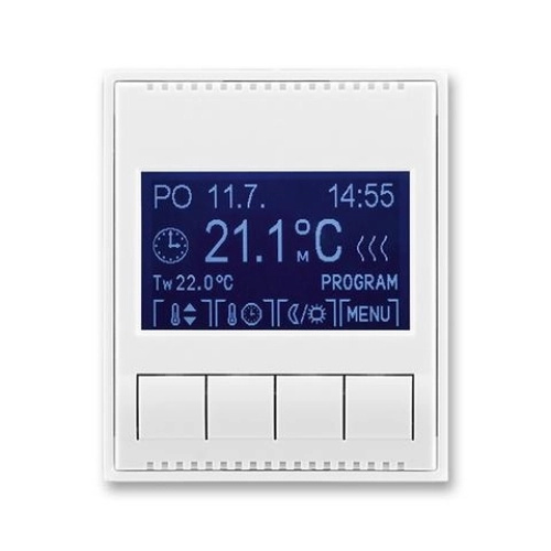 Termostat univerzální digitální ABB Time, Element bílá