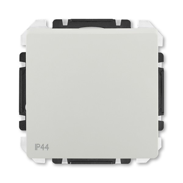 Přepínač střídavý ABB Swing 3557G-A06940 S1, řazení 6, světle šedá, IP44, s krytem, s drápky