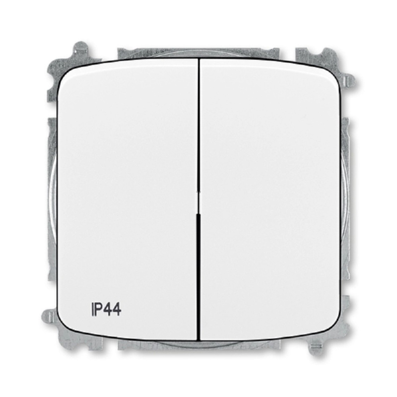 ABB Sériový/lustrový spínač TANGO 3559A-A05940 B, bílý, 48 x 150 x 110 mm