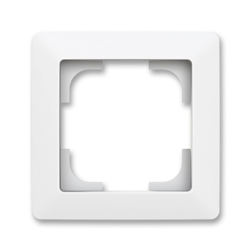 Rámeček ABB Zoni jednonásobný matná bílá