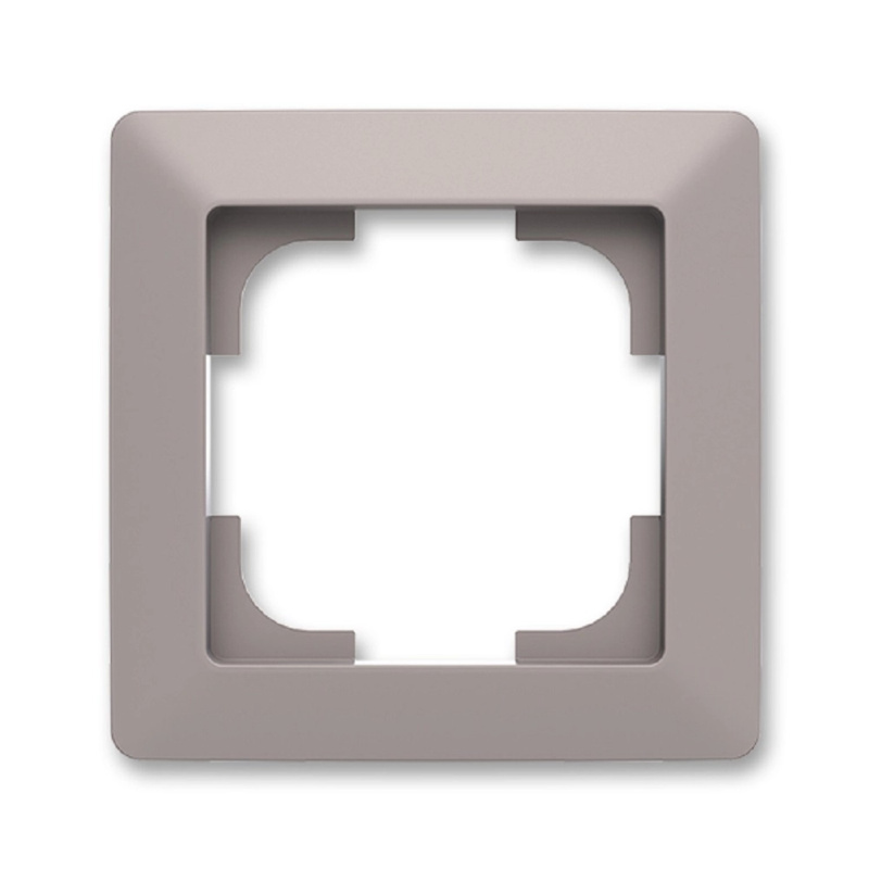 Rámeček ABB Zoni jednonásobný greige, bílá