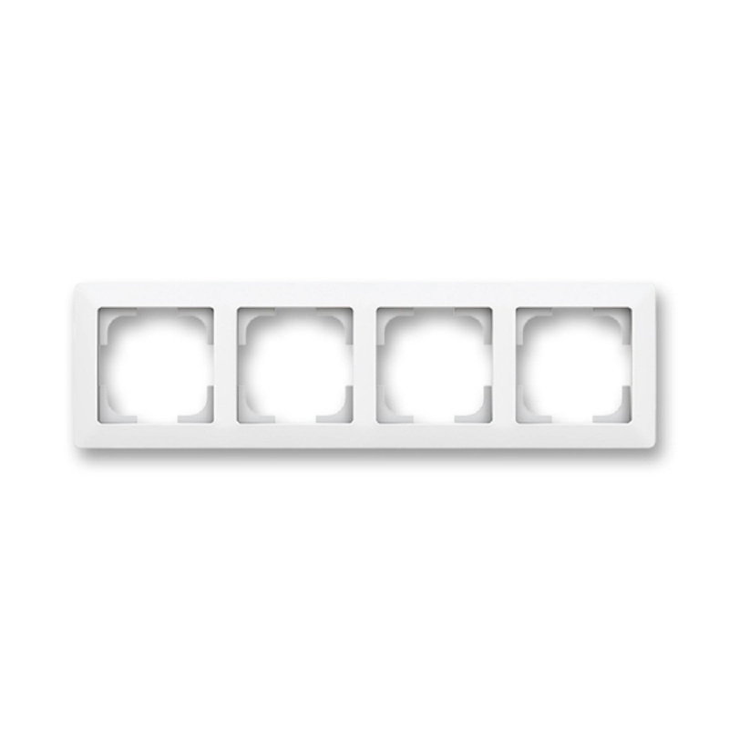 Rámeček ABB Zoni čtyřnásobný matná bílá