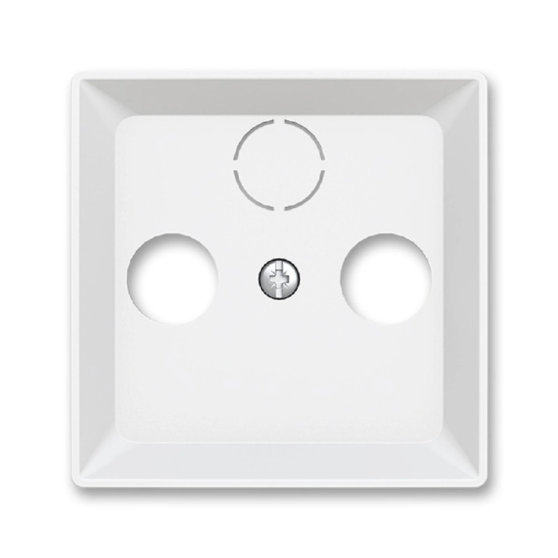 Kryt zásuvka anténní TV/R/SAT ABB Zoni matná bílá