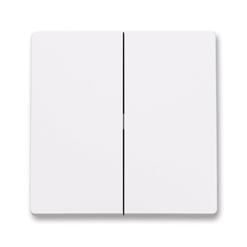 Kryt spínač dvojitý ABB Zoni matná bílá