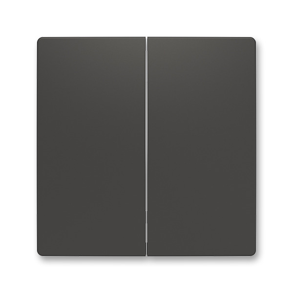 Kryt dělený ABB Zoni 6221T-A01010 237, matná černá, pro smart switch