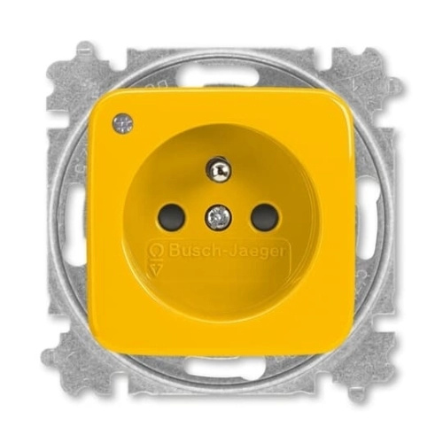 ABB zásuvka se signalizací provozního stavu žlutá 6689B-A06357 Y (typ6619)