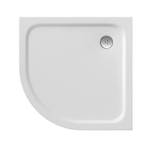 Vanička sprchová Ravak Elipso Pro Chrome 900×900×30 mm R 500 litý mramor