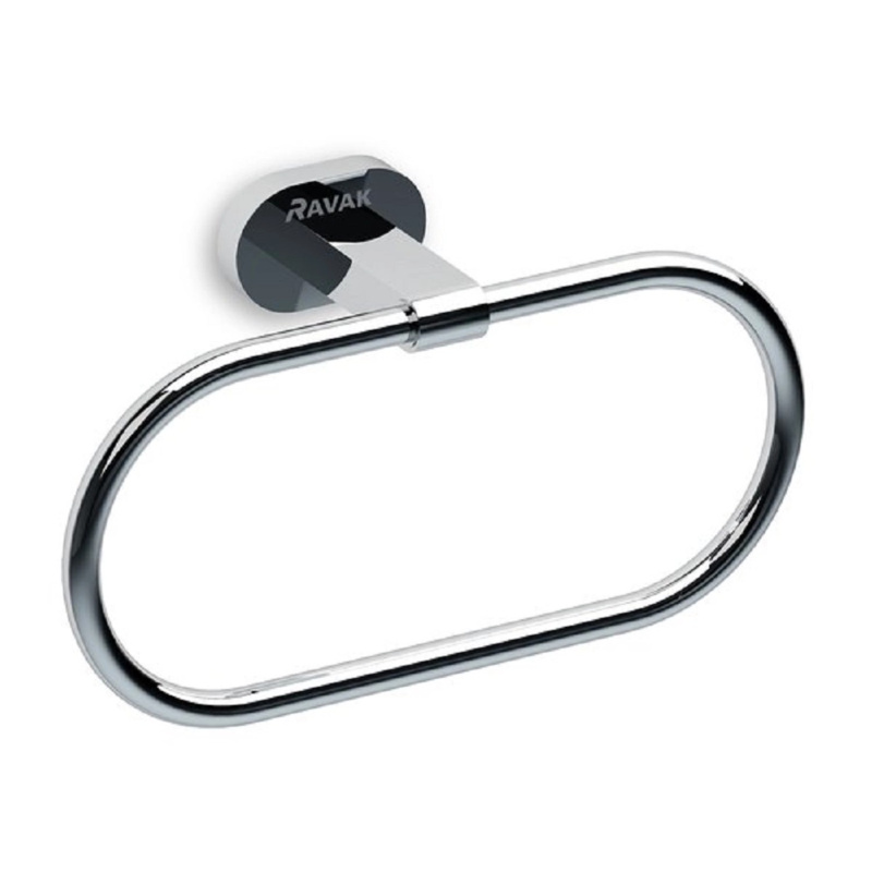 RAVAK Držák na ručník oválný CR 300, lesklý chrom