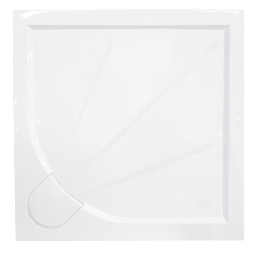 Sprchová vanička čtvercová SAT 90x90 cm litý mramor SIKOLIMCC90Q