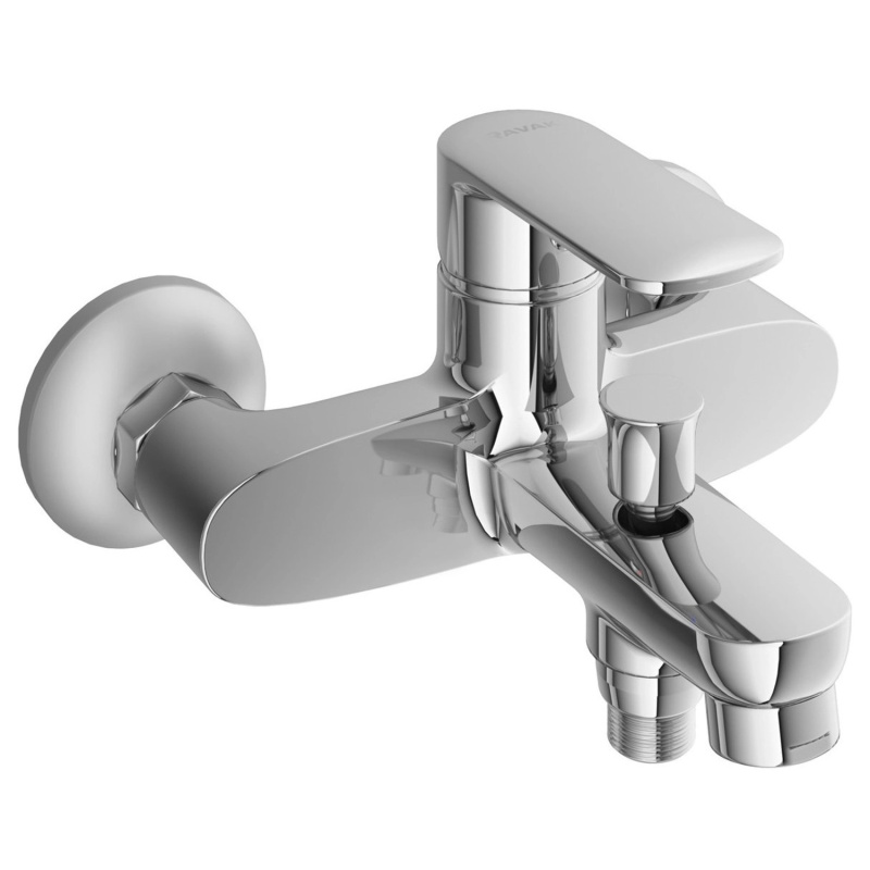 RAVAK Vanová nástěnná baterie Uni UN 022.00CR bez setu, chrom, rozteč 150 mm