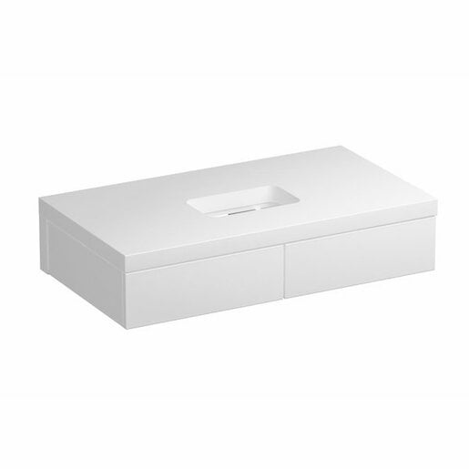 Ravak Formy koupelnová skříňka pod umyvadlo 100x55 cm bílá x000001030 SD1000FORMYBI