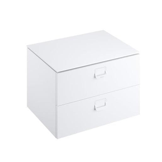 Ravak Comfort deska pod umyvadlo pod umyvadlo 80x2x46,5 cm bílá lesk X000001380