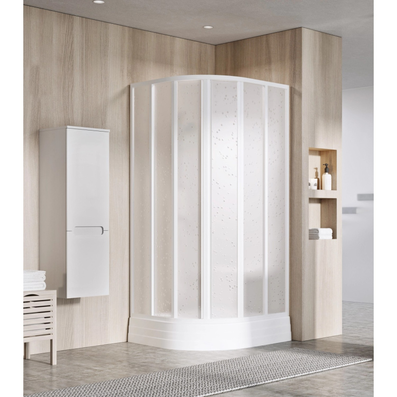 RAVAK Sprchový kout Supernova SKKP6 80x80 195 bílá + pearl
