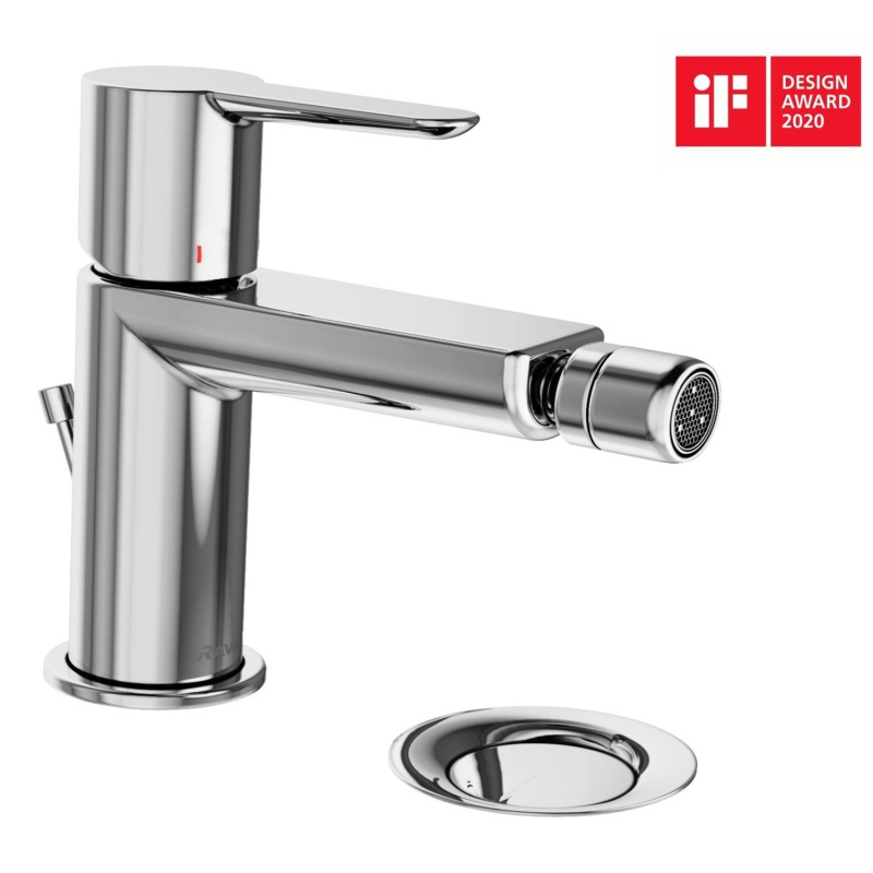 Ravak PURI bidetová baterie s výpustí chrom X070144