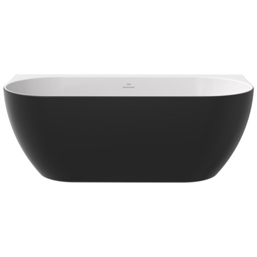 Ravak Freedom Wall volně stojící vana ke stěně černá 166x80 cm akrylát XC00100027