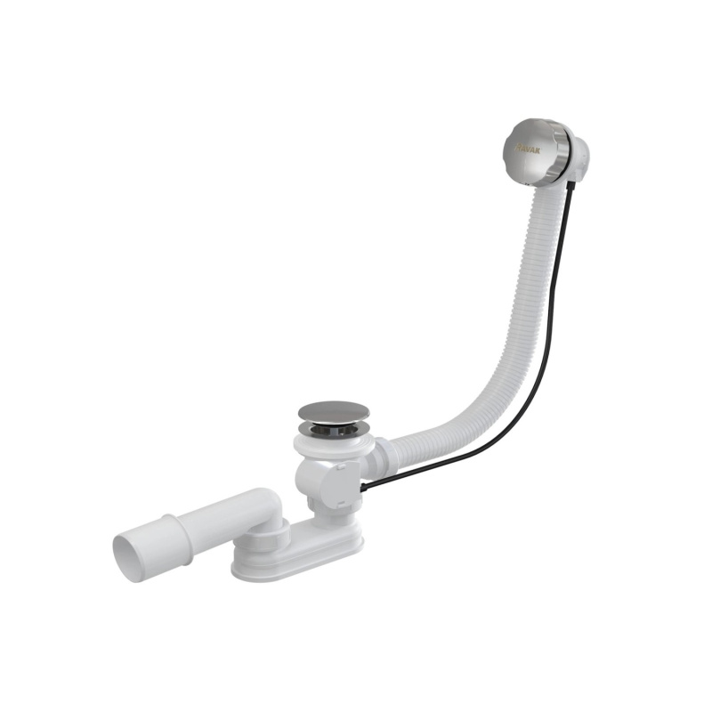 RAVAK Vanový sifon PM 57 B K/K Chrom