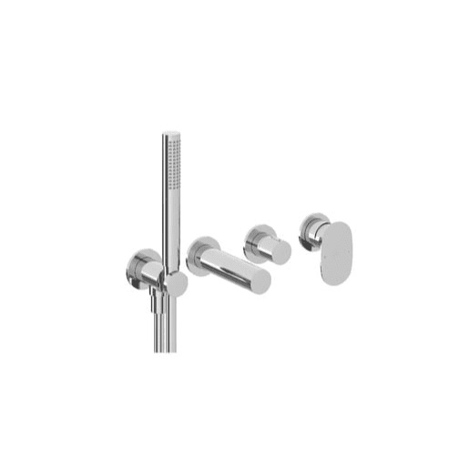 Vanová baterie Ravak Spring se sprchovým setem chrom X070554