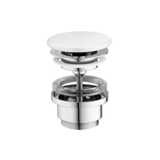 Ravak Flat výpust k umyvadlu bílá kov X01919