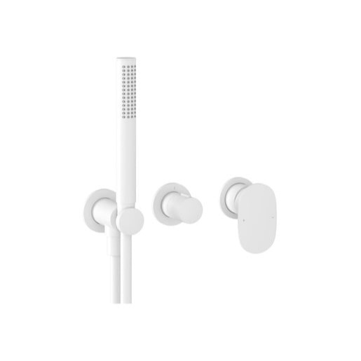 Ravak Spring sprchová a vanová baterie včetně podomítkového tělesa bílá X070575