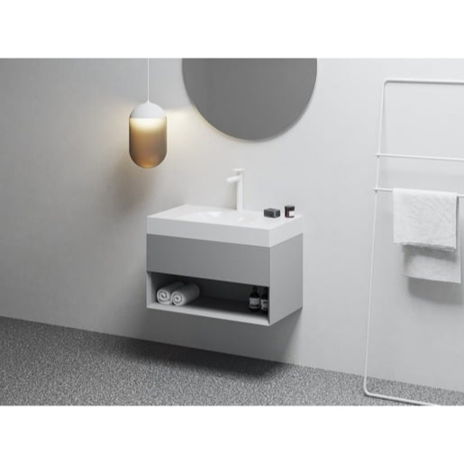 Ravak Lite skříňka pod umyvadlo bez umyvadla 80 x43x45 cm smoke grey X000001865