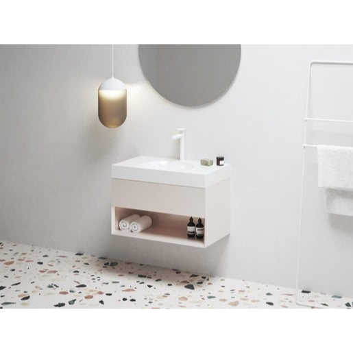 Ravak Lite skříňka pod umyvadlo bez umyvadla 80 x43x45 cm alabaster pink X000001866