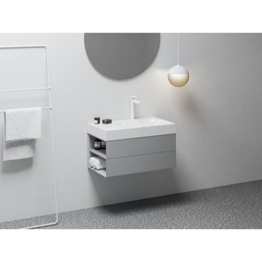 Ravak Lite skříňka pod umyvadlo bez umyvadla 80 x43x45 cm smoke grey X000001877