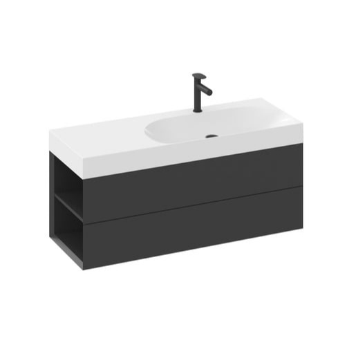 Ravak Lite skříňka pod umyvadlo bez umyvadla 120x43x45 cm černá X000001880