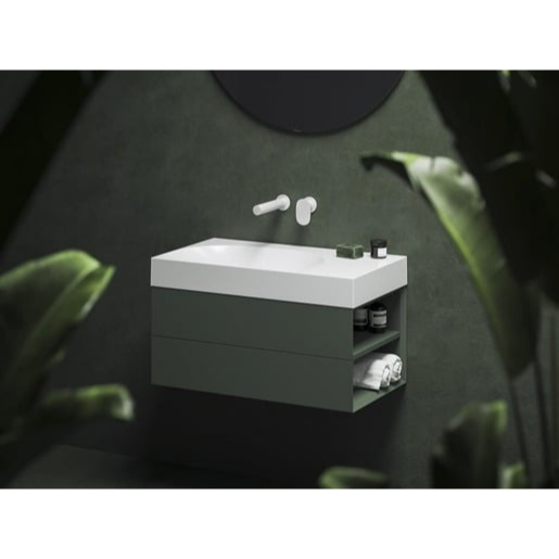 Ravak Lite skříňka pod umyvadlo bez umyvadla 80 x43x45 cm grey green X000001888
