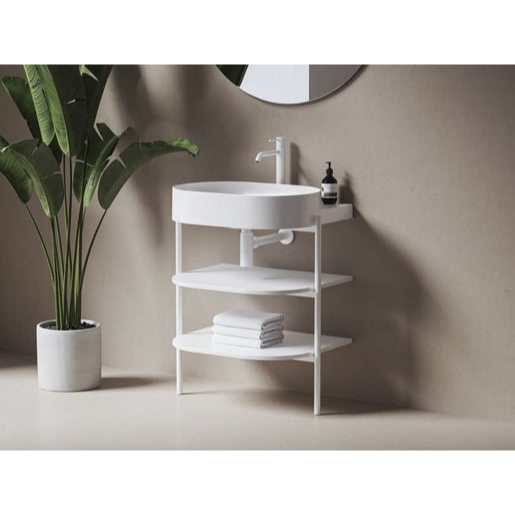 Ravak Yard konstrukce bez umyvadla 66,8x76,5x49,5 cm bílá matná D80000E005