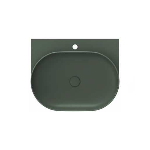 Ravak Yard umyvadlo 60,5x50 cm grey green mat XJX08260000