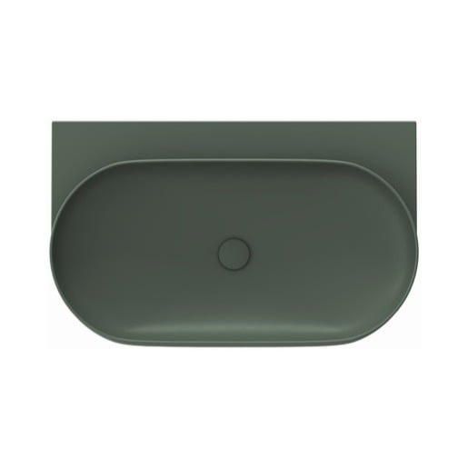 Ravak Yard umyvadlo 80,5x50 cm grey green mat bez otvoru pro baterii XJX08080000